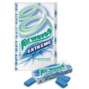 Chewing-gum sans sucres aux goûts menthol fort et eucalyptus
