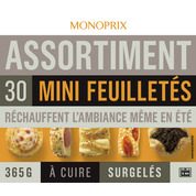 Assortiment de mini feuilletés surgelés