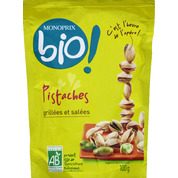 Pistaches grillées et salées bio