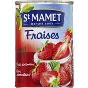 Fraises au sirop riche en vitamine C, Sans coservateur.