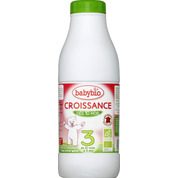 Lait croissance de 10 mois à 3 ans fer et vitamines sans arôme ajouté