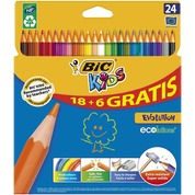 24 crayons de couleur “Evolution”