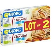 Bjorg lot 2 fourre choco lait