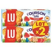 Lulu ourson 2x150g fraise lotx