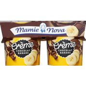 Crème chocolat banane