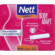 Tampons avec applicateur, super