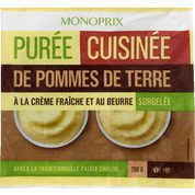 Purée cuisinée de pommes de terre