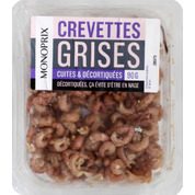 Crevettes grises cuites & décortiquées