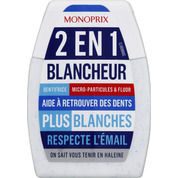 Dentifrice Blancheur 2en1
