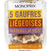 Gaufres liégeoises aux perles de sucre