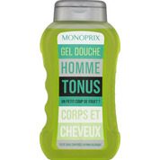 Gel douche homme Tonus corps et cheveux