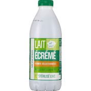 Lait écrémé, stérilisé UHT