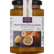 Coeur de fruits au chaudron, mandarine, passion