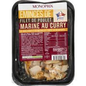 Emincés de filet de poulet au curry