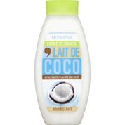 Crème de douche nourrissante lait de coco