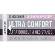 Mouchoirs Ultra Confort quadruple épaisseur