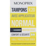 Tampons Normal avec applicateur