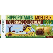 Gâteaux hippopotames moelleux fourrage chocolat