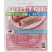 Jambon de Paris sans couenne, VPF