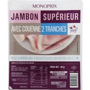 Jambon supérieur avec couenne, VPF