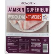 Jambon supérieur avec couenne, VPF