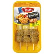 Brochettes de poulet, thym et citron