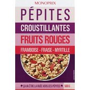 Pépites croustillantes fruits rouges