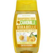 Shampooing doux camomille mirabelle cheveux blonds