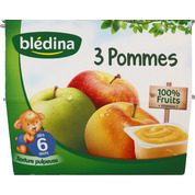 3 pommes, dès 6 mois