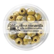 Olives vertes à la méditerrannéenne