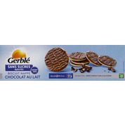 Biscuit nappé chocolat au lait sans sucres ajoutés