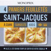 Paniers feuilletés aux noix de Saint-Jacques