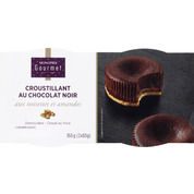 Croustillant au chocolat noir, noisettes et amandes