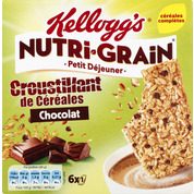 Nutri-Grain, croustillant de céréales, au chocolat