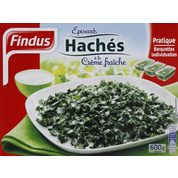 Epinards hachés à la crème fraîche