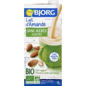 Lait d’amande sans sucres ajoutés