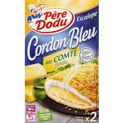 Escalopes de cordon bleu au comté