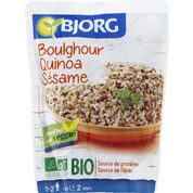 Boulghour, quinoa et sésame bio