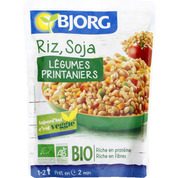 Riz soja à legumes bio