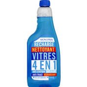 Recharge nettoyant vitres 4 en 1