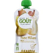 Purée de fruit, Poire Williams, dès 4 mois