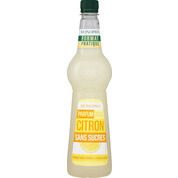 Boisson concentrée à diluer avec édulcorants parfum citron