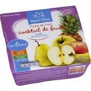 Purée de fruits cocktail de fruits sans morceaux, dès 6 mois