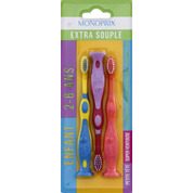 Brosse à dents extra souple enfant 2-6 ans