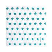8 serviettes étoiles bleues