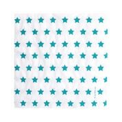 8 serviettes étoiles bleues