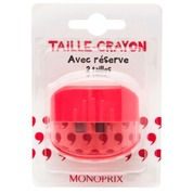 Taille crayon avec réserve, 2 tailles