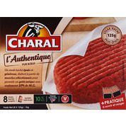 Steaks hachés pur boeuf, 10% de mat. Gr.