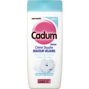 Crème douche Douceur velours, Huile d’amandes douces bio et fleurde coton, Effet peau de bébé