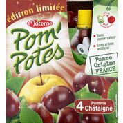 Spécialités de fruits pomme châtaigne